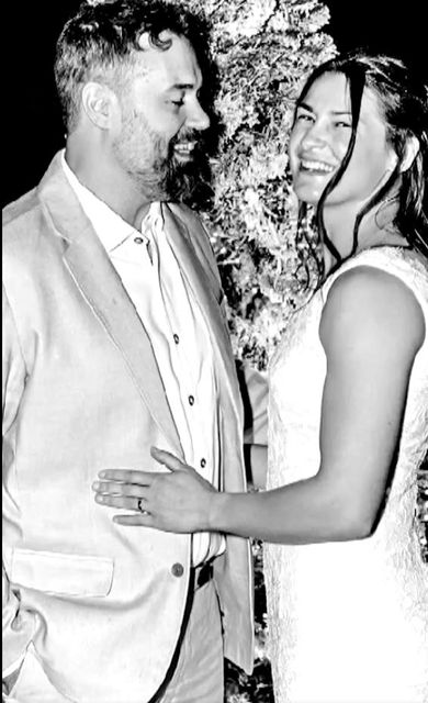 Katie Taylor on her wedding day